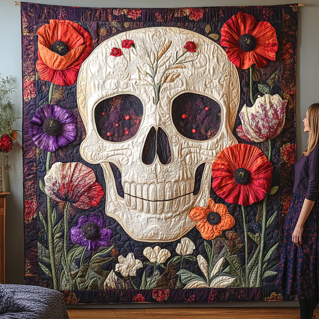 Artful Skull Blanket