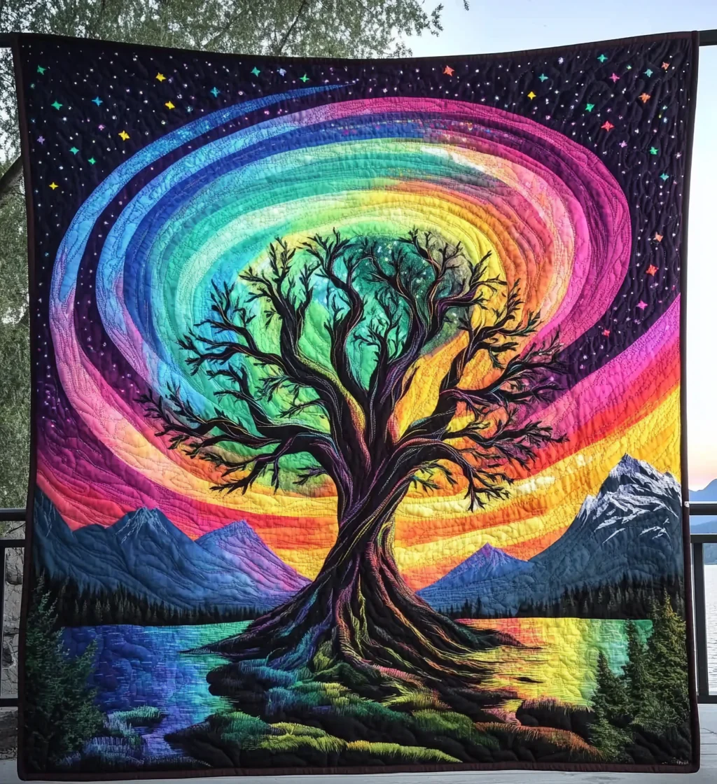 Aurora Tree Of Dreams Blanket