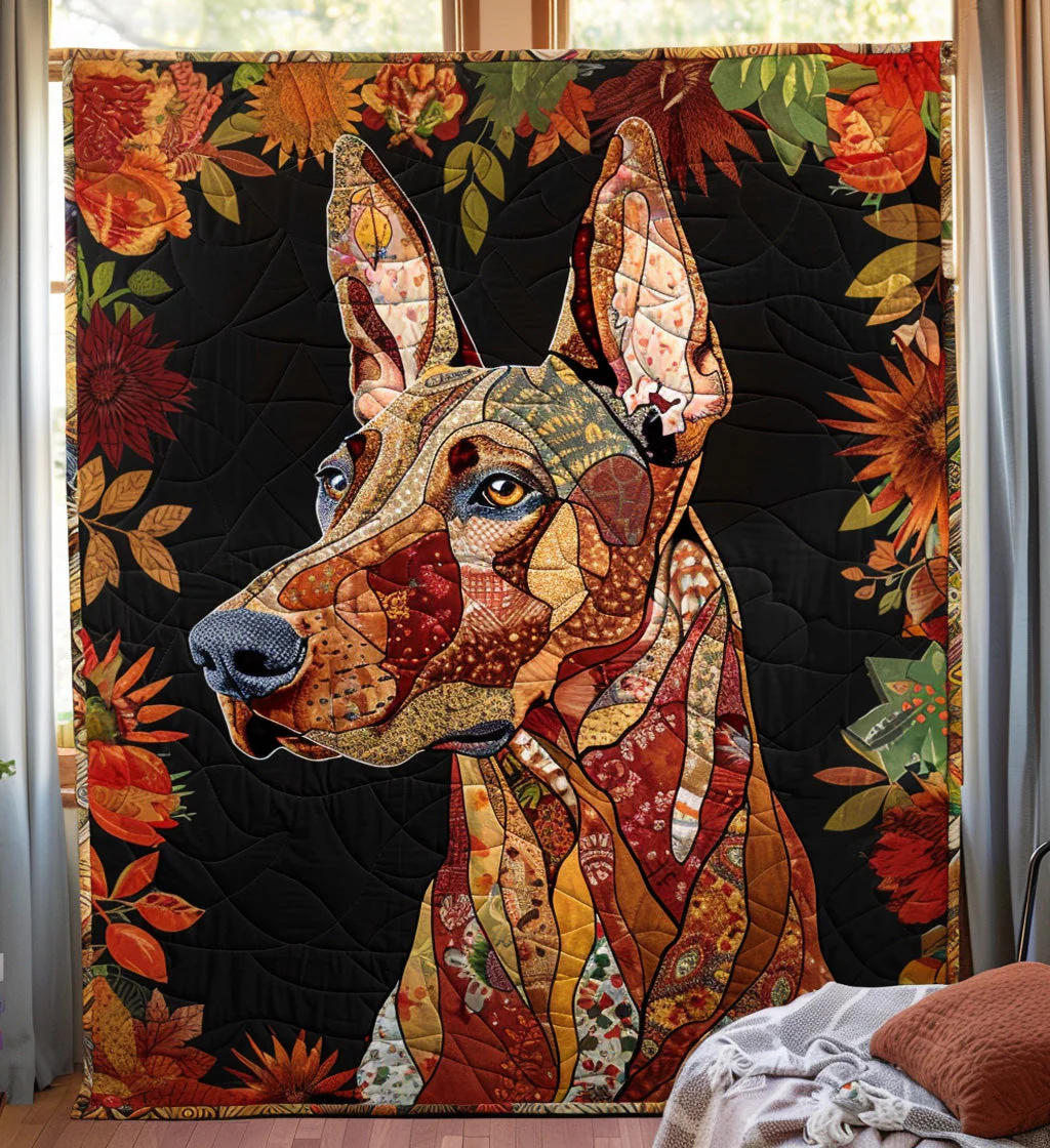 Autumn Doberman Bliss Blanket