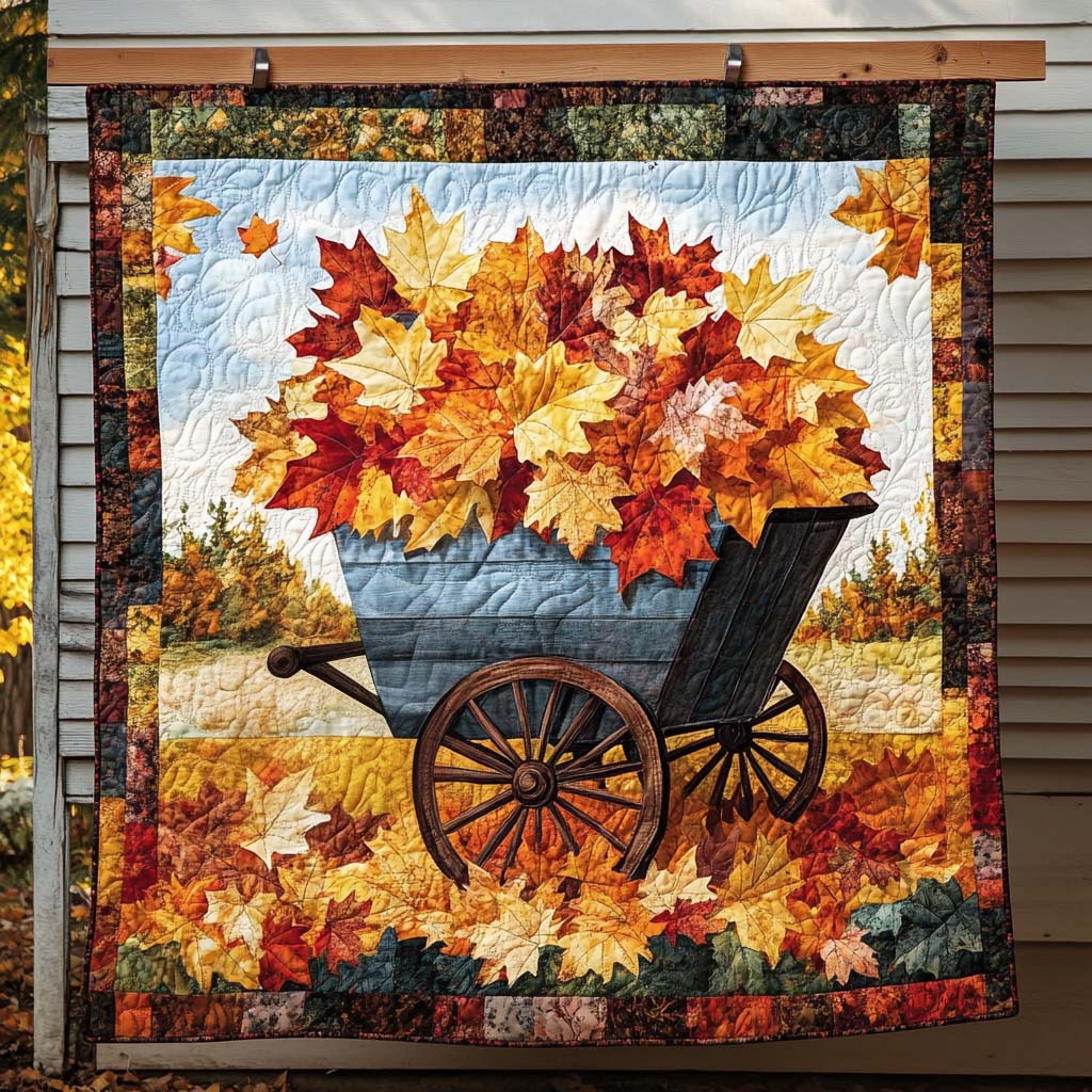 Autumn Golden Harvest Blanket