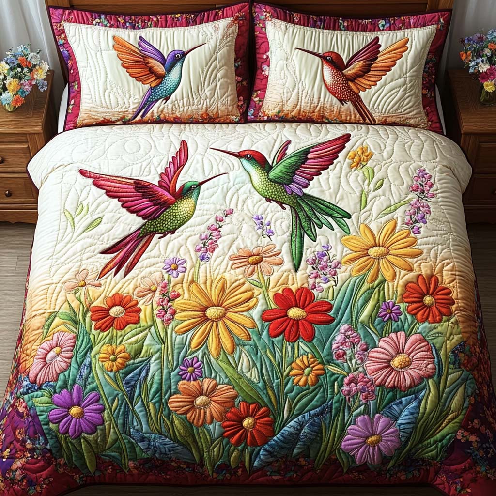 Hummingbird 3-Piece Bedding Set - Image 6