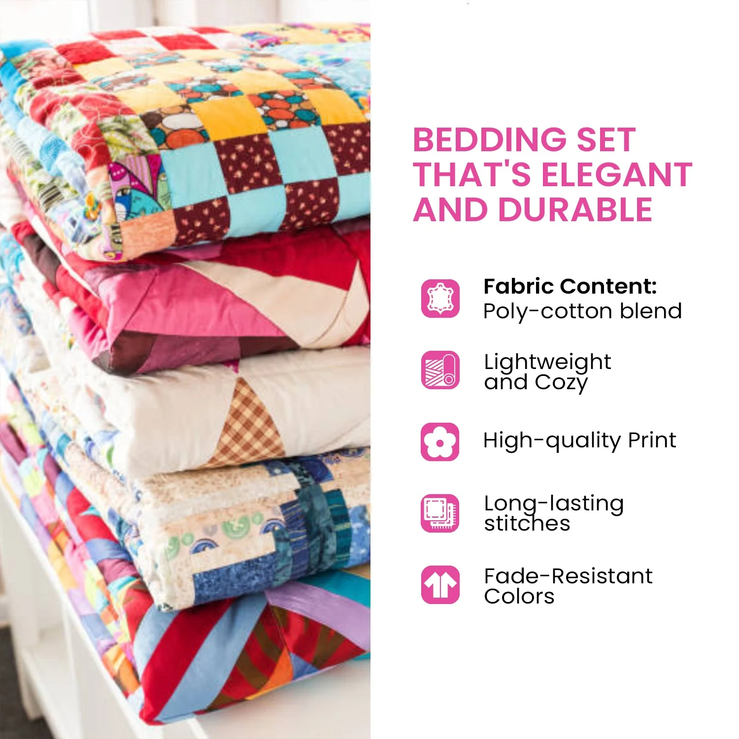 Santa Journey 3-Piece Bedding Set - Image 3