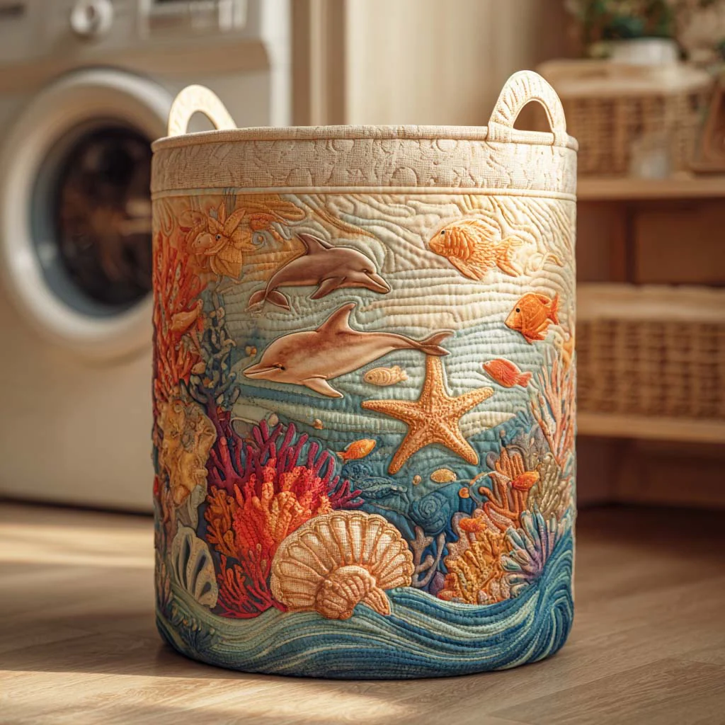 Sea Breeze Laundry Basket