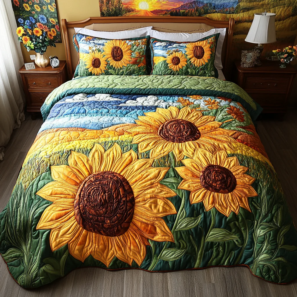 Summer Bloom 3-Piece Bedding Set