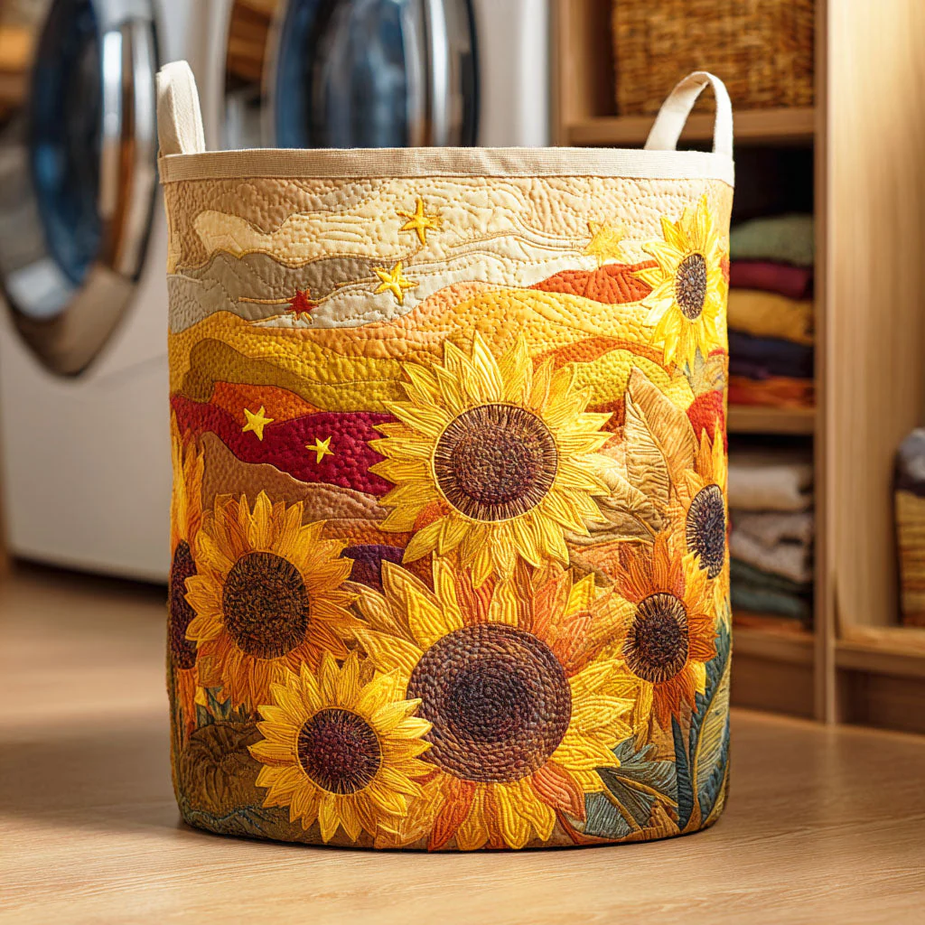 Sunflower Laundry Basket NCU0QN042 - Image 5