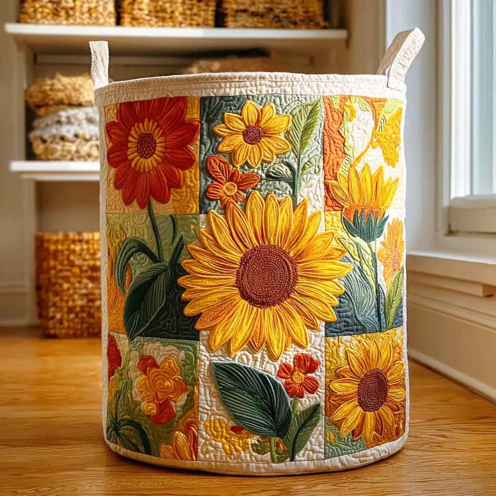 Sunflower Laundry Basket NCU0QN042 - Image 6