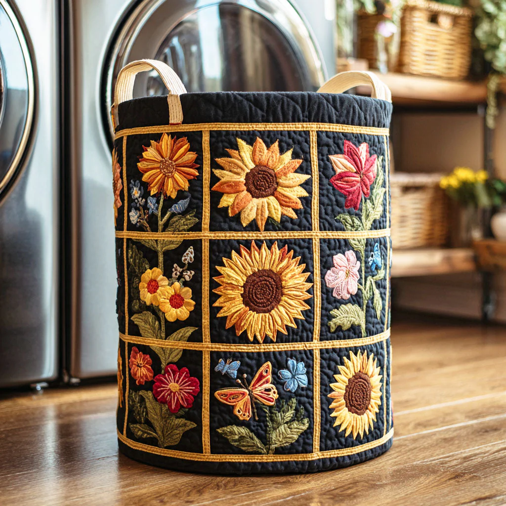 Sunflower Laundry Basket NCU0QN042 - Image 7